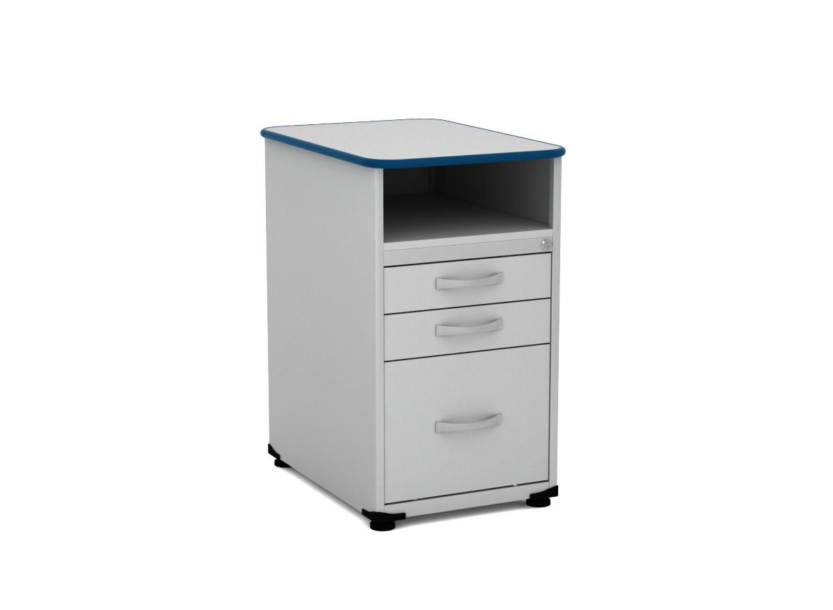 Gaveteiro Alto 3 Gavetas Maxxi