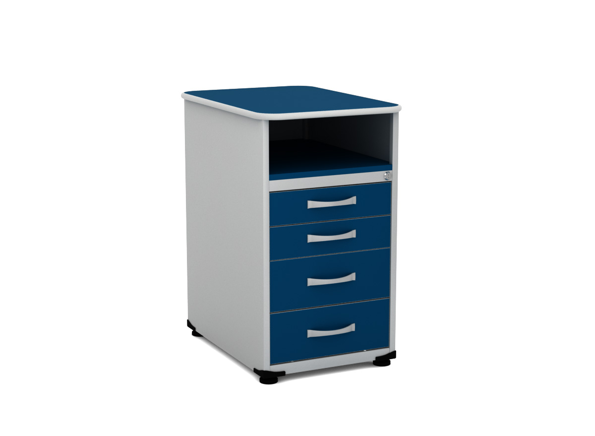 Gaveteiro Alto 4 Gavetas Maxxi